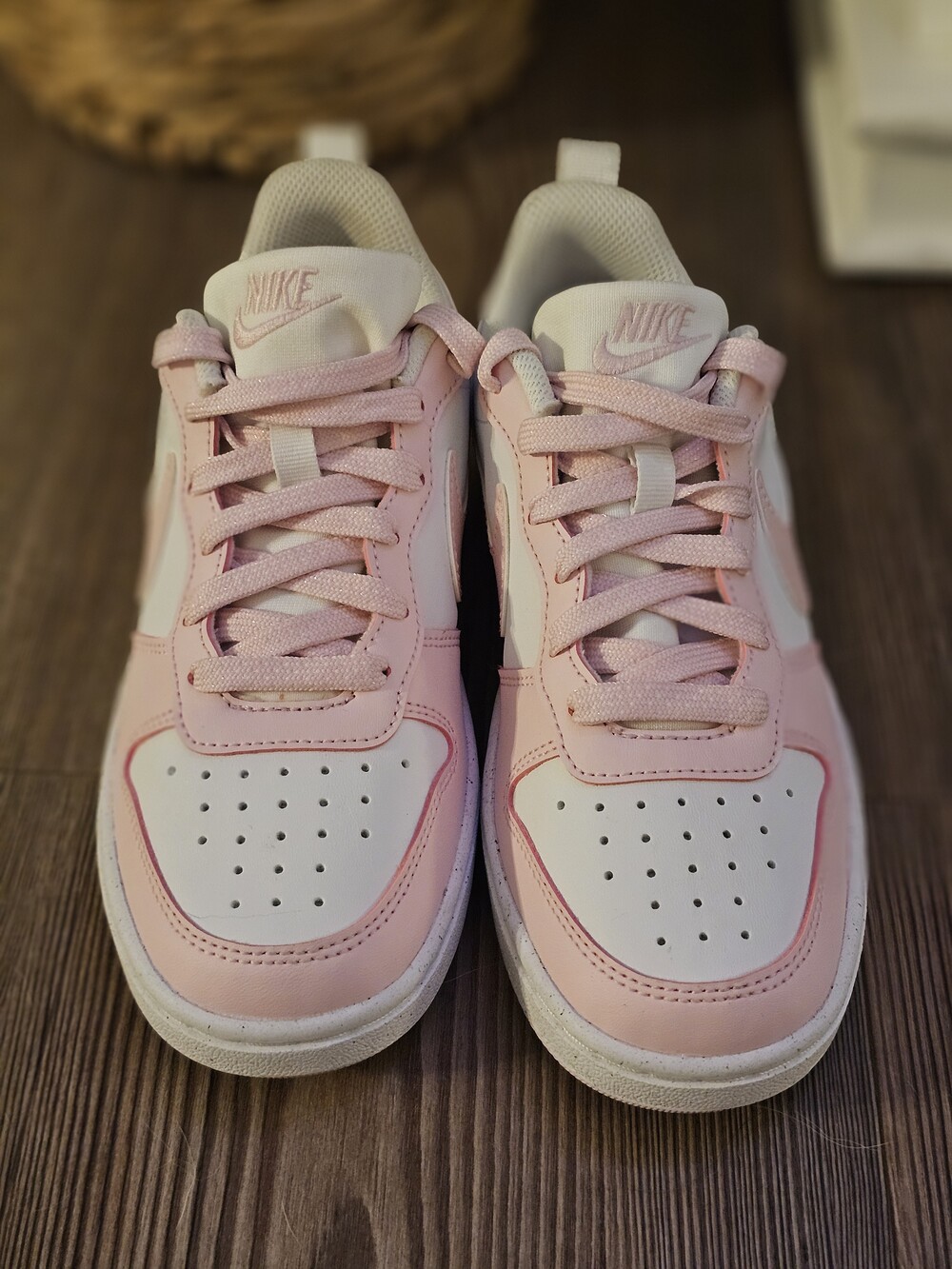 Nike Court Borough Low Recraft White/Pink Foam Sneakers